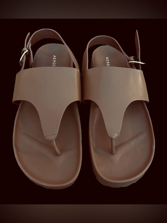 AEROSOLES Shoes - AEROSOLES Conclusion thng brwn vegan lthr comfort bd slingbk WM 11 beach coastal